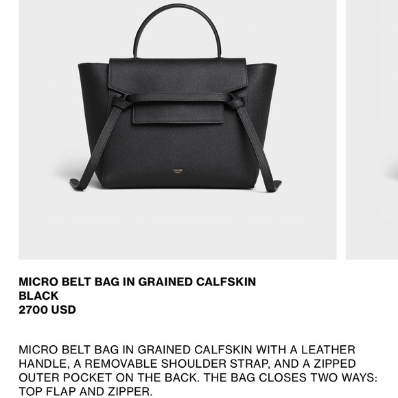 AUTHENTIC Celine Mini Belt Bag - Picture 6 of 6